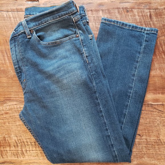 Levi's 505 - Regular Fit Men's Pants - Dark Blue - W36 L29 - Picture 3 of 9